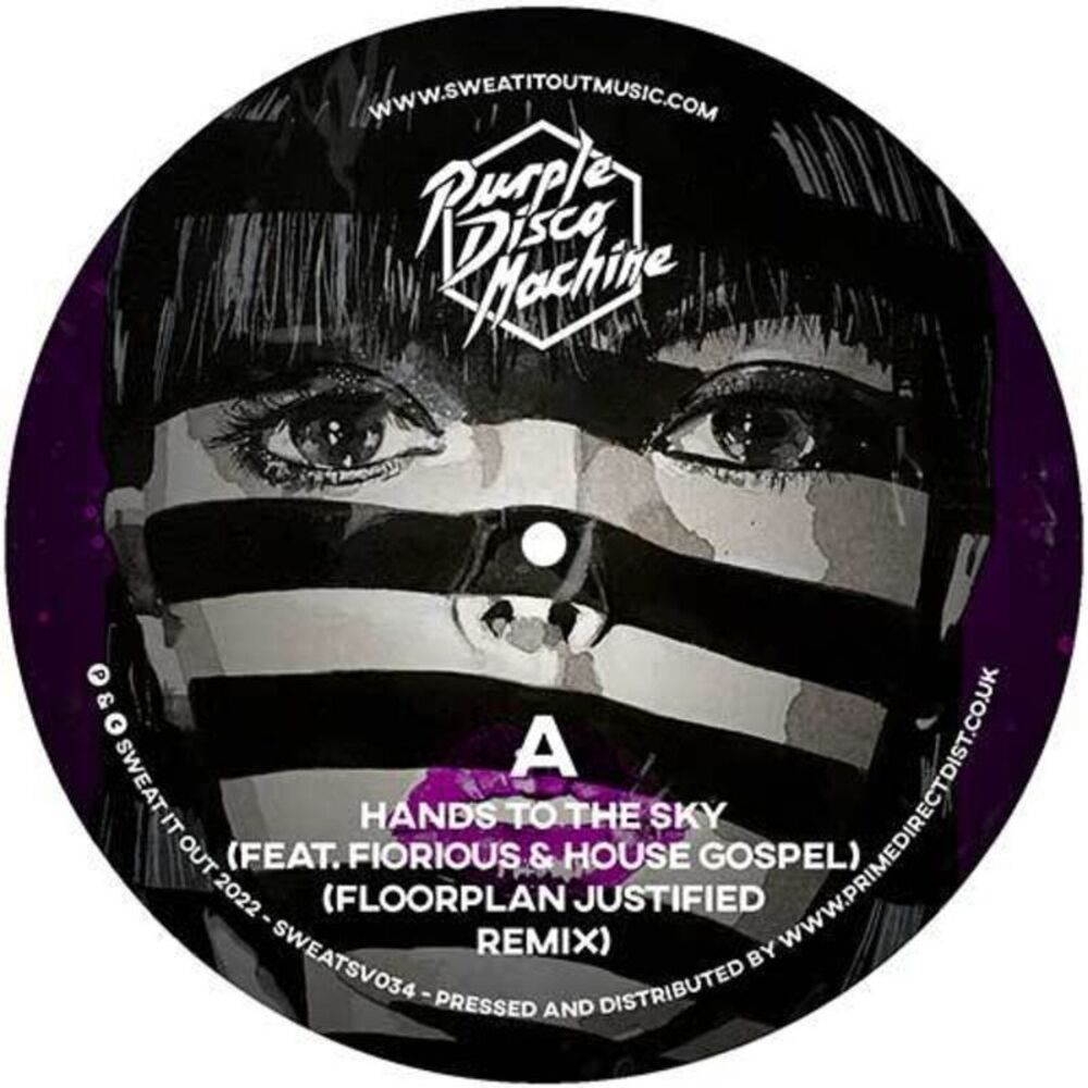 Purple Disco Machine - Hands To The Sky Floorplan Remix  12-INCH SINGLE